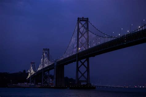 San Francisco Bay Bridge Lights