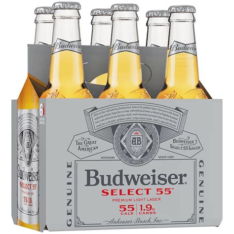 Budweiser Bud Select 55 Beer 12 oz Bottles - Shop Beer & Wine at H-E-B