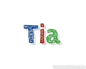 Tia Logo | Free Name Design Tool from Flaming Text