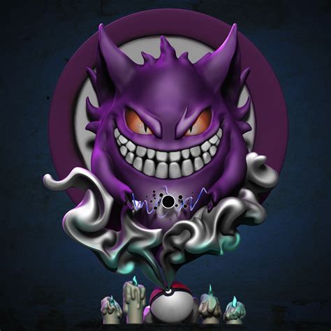 Gengar Pokemon Fan art – EDream Makers