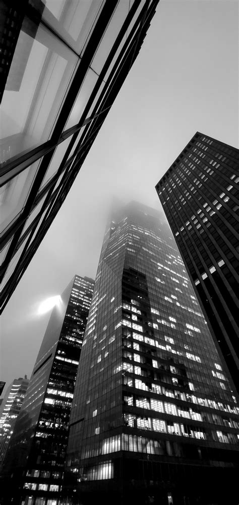 Wallpaper : New York City, black, white, building, architecture, clouds, monochrome, skyscraper ...