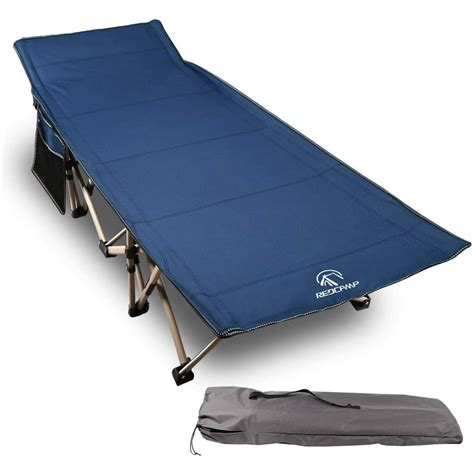 REDCAMP Folding Camping Cots for Adults 500lbs, Double Layer Oxford ...