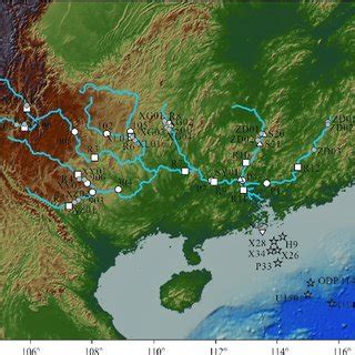 Geological map of the Pearl River Basin and the distribution of... | Download Scientific Diagram