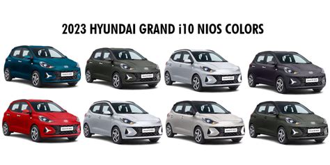 2023 Hyundai Grand i10 NIOS Colors: Khaki Green, Teal, Red, White, Silver, Grey - GaadiKey