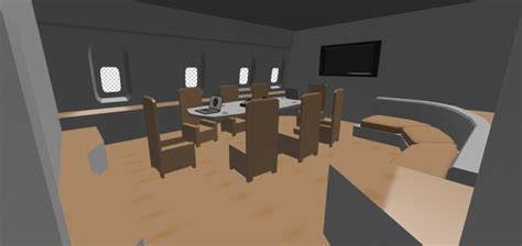 Interior vc-25b 3D model - TurboSquid 1357269