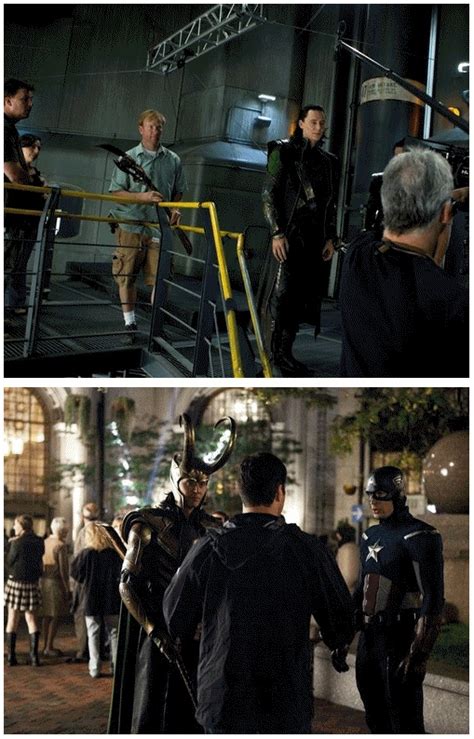 The Avengers...behind the scenes | AvengersAfterHours | Pinterest