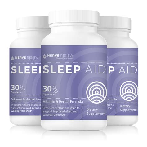 Sleep Aid (3 Bottles) - Save $18 Off Reg. Price – NerveRenew