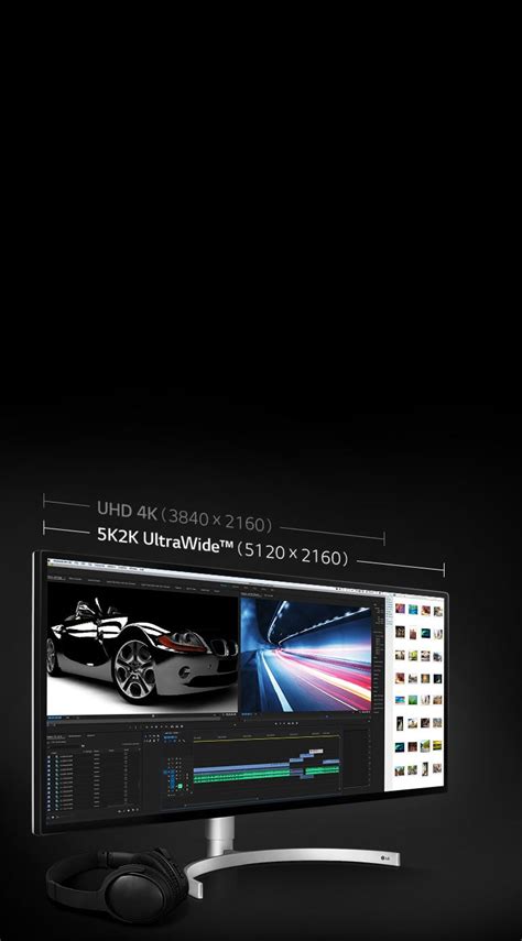 LG 34'' Class 21:9 UltraWide® 5K2K Nano IPS LED Monitor with HDR 600 ...