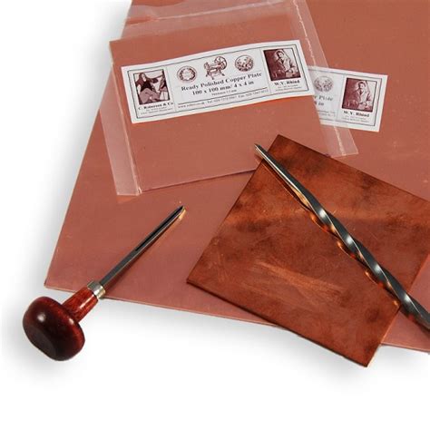 Polished Copper Plate 1.2 mm - Etching Plates - Printmaking