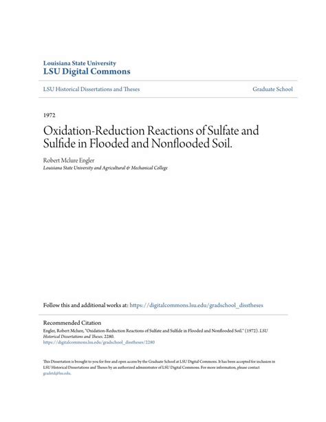 (PDF) Oxidation-Reduction Reactions of Sulfate and Sulfide in - DOKUMEN.TIPS