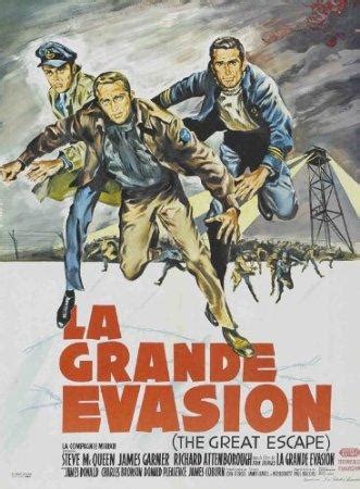 Steve McQueen - The Great Escape French Movie Reproduction Poster