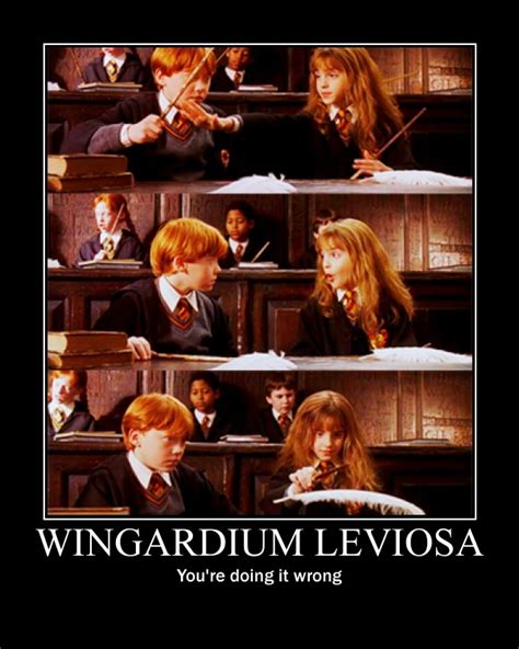 Wingardium Leviosa Demotivator by Bekalb on DeviantArt