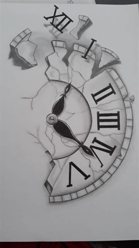 20 clock tattoos for men that are in with the times – Artofit