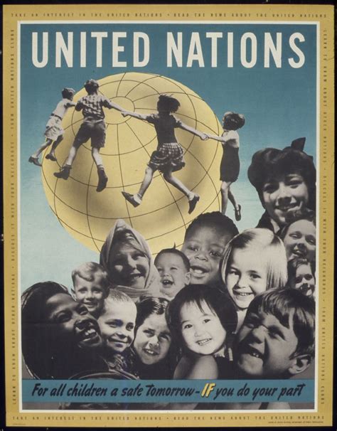 Image result for united nations childrens | Peace poster, War, History