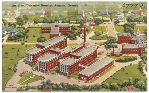 Air view, University Hospital, Augusta, Georgia - Digital Commonwealth