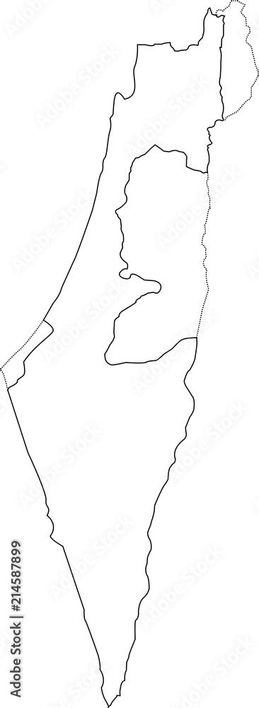 Outline Map Of Israel