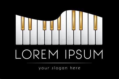 Logo Template, Music, Piano Keys, Vector Stock Vector - Image: 55942818