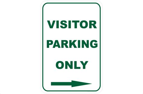 Visitor Parking Signs - National Safety Signs - Buy online