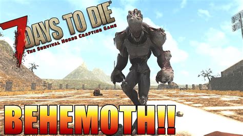 7 Days to Die BEHEMOTH!! - New and Upcoming NPCs & Zombies (Alpha 16 ...