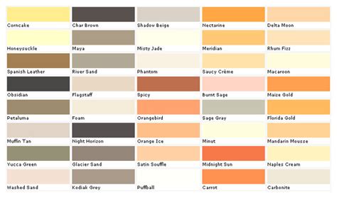 Beige Color Paint Chart........بيج كلر