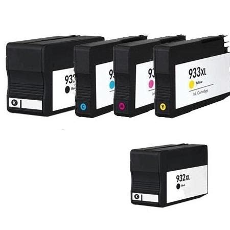 Compatible Multipack HP 932XL/933XL Full Set + 1 EXTRA Black Ink ...