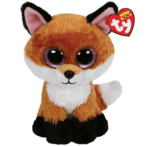 Slick Brown Fox Medium Beanie Boo - Grand Rabbits Toys in Boulder, Colorado