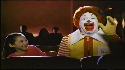 McDonald's Happy Meal Commercial w/Ronald McDonald (1996) - YouTube