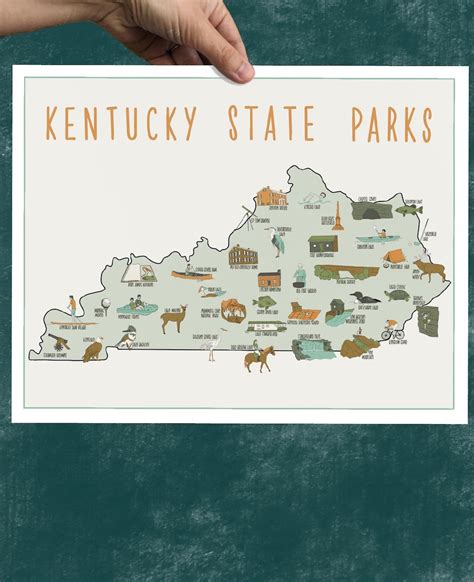 Kentucky State Parks 11x14 - Made Market