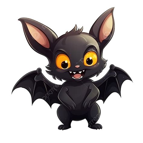 Cartoon Bat Halloween Quality Illustration Animal Children, Halloween Silhouette, Bat, Halloween ...