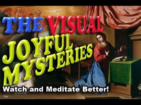 The Visual Joyful Mysteries - Recited with Meditation Images (Rosary) - YouTube