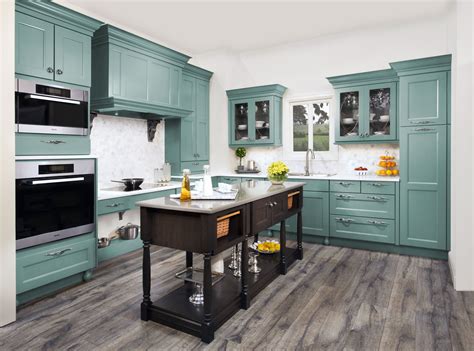 ColorInspire #Color #Cabinets #Inspiration | Grey kitchen floor ...