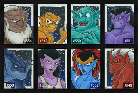 Gargoyles-Cards - Part I | Gargoyles characters, Gargoyles, Gargoyles ...