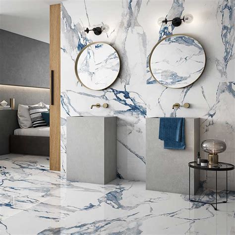 Blue Marble Floor Tile – Flooring Ideas