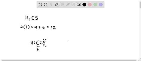 Draw the structure of H2CS and then determine its electron domain and ...