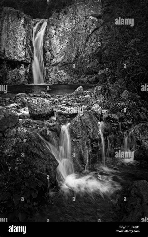 Waterfalls on mt Olympus Stock Photo - Alamy