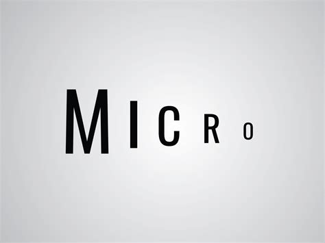 micro logo by VyasRaj on Dribbble