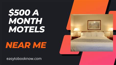 $500 A Month Motels Near Me in 2024 | Cheap Monthly Motels