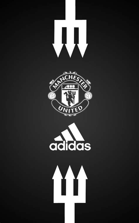 Manchester United Logo Black And White - I Will Burn