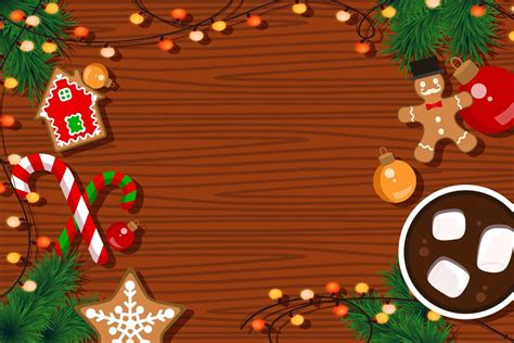 Christmas Food Background Vector Art, Icons, and Graphics for Free Download