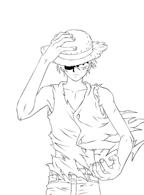 36+ Free monkey d luffy one piece coloring pages - KrishanKelly