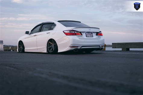 Honda Accord Slammed to the Ground on Rohana Custom Wheels — CARiD.com Gallery