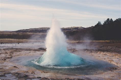 Free Images : rock, spring, iceland, body of water, geyser, geysir ...