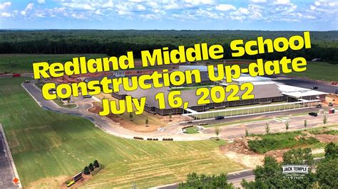 July 16, 2022 Redland Middle School Construction Update. - YouTube