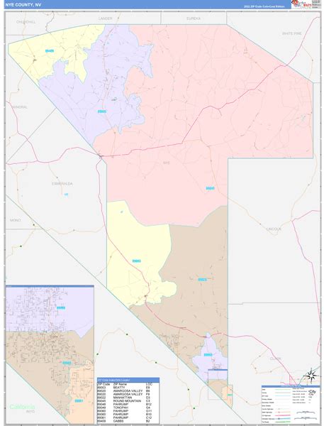 Maps of Nye County Nevada - marketmaps.com