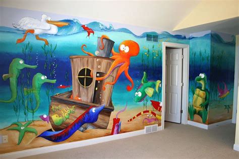 Undersea Wall Murals – wall decorations 2015 | Bedroom murals, Kids room murals, Murals for kids