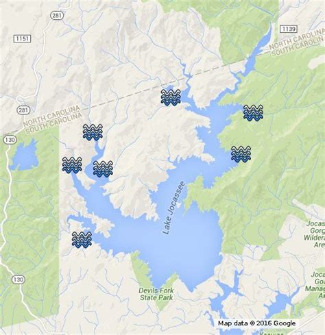 Lake Jocassee Waterfalls Map – Verjaardag Vrouw 2020