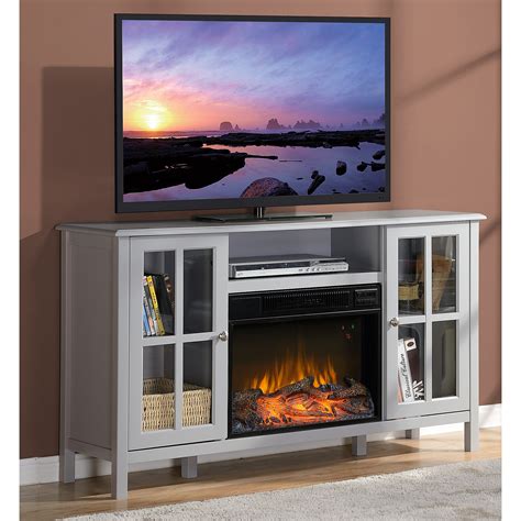 Homestar Langley TV Stand with Electric Fireplace | Wayfair