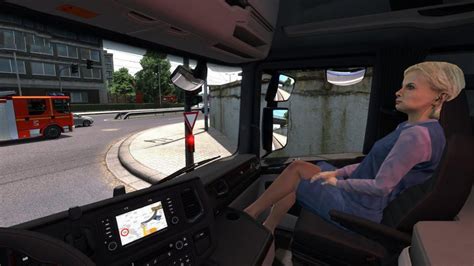 Animated Female Passenger in Truck (with you) v2.0.1 ETS2 - Euro Truck ...