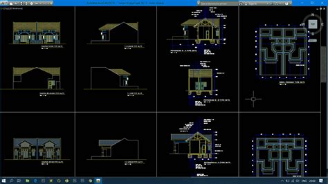 Denah Rumah Type 36 Lengkap Dengan Potongan - Modern Minimalis