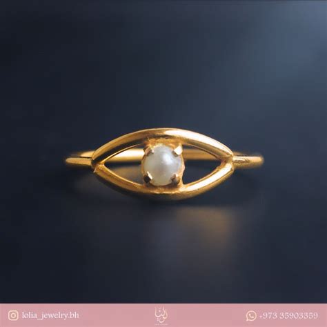 GOLD EYE RING – Lolia Jewelry